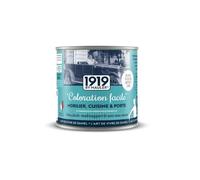 Peinture blanc meuble, cuisine, salle de bain 1L ""Coloration Facile"" Norme jouet NF EN 71-3 1919 BY MAULER : surface peinte, bois, métal, PVC, carrelage mural, verre