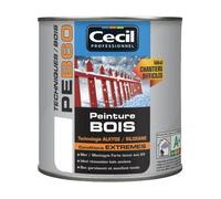 Peinture Bois Cécil Professionnel PEB60 Blanc brillant 0,5 L