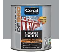 Peinture Bois Cécil Professionnel PEB60 Gris galet 0,5 L