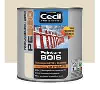 Peinture Bois Cécil Professionnel PEB60 Ivoire 0,5 L