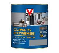 Peinture Bois Climats Extrêmes Sat Gris Galet 2 L