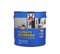 Peinture bois Climats Extrêmes Satin Rouge basque 2l