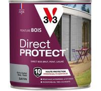 Peinture bois Direct Protect® - Gris galet - V33 - 0,5L