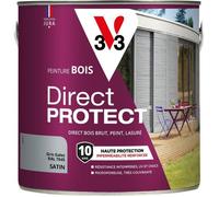 Peinture bois Direct Protect® - Gris galet - V33 - 2L