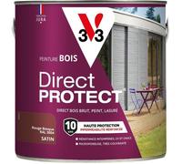 Peinture bois Direct Protect® - Rouge basque - V33 - 2L