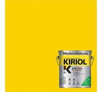 Peinture Bois et Métaux, Sous couche et Finition, Antirouille, sur Fer, Acier Galvanisé, même rouillés, très opacifiant, de MadeInNature (0.75 litre pour 10 m², soit 5 m² pour 2 couches, RAL 1023)