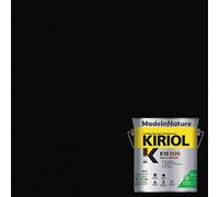 Peinture Bois et Métaux, Sous couche et Finition, Antirouille, sur Fer, Acier Galvanisé, même rouillés, très opacifiant, de MadeInNature (0.75 litre pour 10 m², soit 5 m² pour 2 couches, RAL 9005)