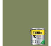 Peinture Bois et Métaux, Sous couche et Finition, Antirouille, sur Fer, Acier Galvanisé, même rouillés, très opacifiant, de MadeInNature (0.75 litre pour 10 m², soit 5 m² pour 2 couches, RAL 6013)