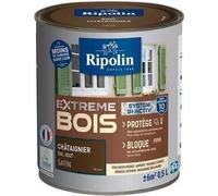 Peinture Bois Satinée, Haute Protection 10 Ans, Intérieur/Extérieur, Châtaignier