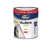 Peinture boiserie blanc brillant DULUX VALENTINE Valenite 2.5L+20% gratuit