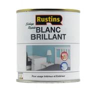 Peinture brillante à séchage rapide pour bois et métal en intérieur et extérieur - Blanc 1L