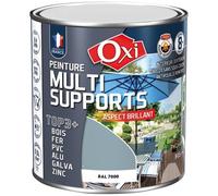 Peinture Brillante Multi-supports 0.5 L Top 3+ - Gris Foncé