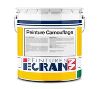 Peinture camouflage professionnelle, vert, finition mate pour palombière, cabane, abri de jardin 3.5 Kg Feuillage foncé