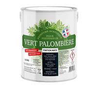 Peinture camouflage professionnelle, vert, finition mate pour palombière, cabane, abri de jardin, abri de chasse ECRAN77 3.5 Kg