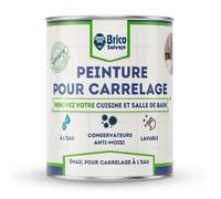 Peinture carrelage cuisine et salle de bain - BRICOSALVAJE - Blanc Alpin - Satiné - 750ml