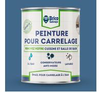Peinture carrelage cuisine et salle de bain - BRICOSALVAJE - Bleu Marine - Mat - 750ml