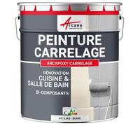 Peinture Carrelage cuisine, Salle de bain: ARCAPOXY CARRELAGE - 2.5 kg (jusqu'à 25 m² en 2 couches) Blanc - RAL 9003