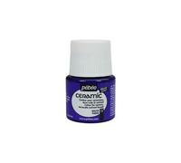 PEBEO - Ceramic - Couleur Opaque pour Terre Cuite, Céramique et Faïence - Effet Brillant - Finition Laquée - Flacon 45 ml, Mauve 025-012 4,50 x 4,50 x 7,00 cm