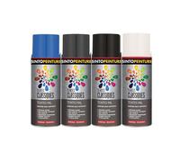 Peinture classiques antirouille teintes blanc crème RAL9001 en aérosol de 400ml - SINTO - 925030 Blanc crème G