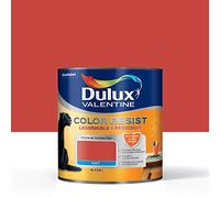 Peinture Color Resist Dulux Valentine - Lessivable et resistante pour Murs & Boiseries - aspect Mat Rouge Feu 1 L - Dulux Valentine
