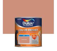 Dulux Valentine Color Resist Pièces à Vivre - Peinture Intérieure Murs, Plafonds, Boiseries - Lessivable et Résistante - Couleur : Cuivre Rose - 0,5 L