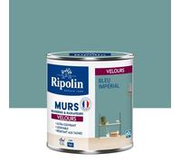 Peinture Couleur Murale Velours - 0 5L - Bleu Impérial - Ripolin
