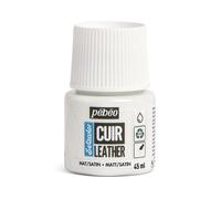 Peinture cuir - PEBEO - Setacolor - 45 ml - Blanc Pur - Acrylique
