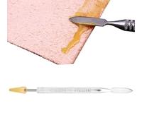 Peinture De Bord En Cuir, Stylo Peinture Rouleau De Teinture De Bord En Cuir Applicateur De Peinture à L’huile Stylo à Deux Extrémités Pour La Pose De Teinture De Tranche Sur Cuir