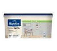 Ripolin Peinture intérieure multisupports Satin ultra-couvrante lessivable Gris Lome 2,5L