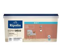 Peinture de couleur murale intérieur mat ocre nubie 2.5L Ripolin