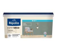 Ripolin Peinture intérieure multi-supports Vert Nobile Mat Ultra couvrante Écolabel 2,5 L