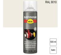 Rust-Oleum 2193 rigide Chapeau Couche de finition Ral-colours, le NR. 1 industriel Peinture aérosol. aller Plus loin, travailler Plus rapidement, Durent Plus longtemps., Satiné White-ral 9010