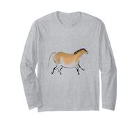 Peinture de Grotte d'un Cheval de Pierre de Lascaux Manche Longue