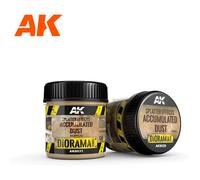 Peinture de maquette AK Interactive Dioramas Splatter Effects Accumulated Dust Beige 100 ml