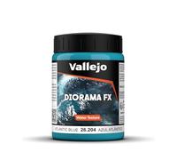 Peinture de maquette «texture eau» Vallejo 200 ml Bleu Atlantique