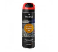 Soppec Bombe de marquage S-MARK à court terme Rouge fluo 650 ml