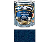 Peinture de protection en métal Hammerite - Protection contre la rouille - 2,5 l, bleu foncé