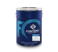 Peinture de protection pour métal apprêt Antirouille mate anti-UV Noir 5L