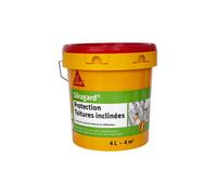 Sikagard Protection Toiture inclinée, Protection contre fuites et infiltrations d'eau, 4L, Gris