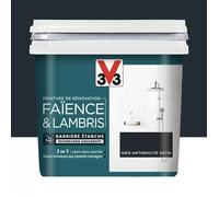 Peinture De Rénovation V33 Faïence & Lambris Gris anthracite 0,75 L