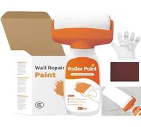 Peinture de Retouche Mur,Brosse Roulante de Réparation Murale,Brosse Roulante de Réparation Mur,Peinture au Rouleau de Réparation Murale,Rouleaux À Peinture Retouche Peinture,Brosse à Rouleau,500g