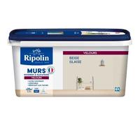 Peinture deco murs, boiseries & radiateurs - RIPOLIN - 441606 - Beige glaise - Velours - 2,5 L