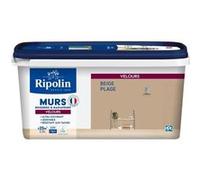 Peinture Deco Murs, Boiseries & Radiateurs - Ripolin - 468428 - Beige Plage - Velours - 2,5 L Beige plage G