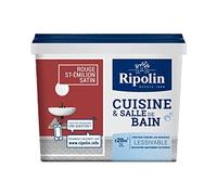 Peinture décoration cuisine & salle de bain satin 2L RIPOLIN - Ton: Rouge saint-émilion