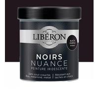Libéron Peinture décorative Les noirs nuance, Black purple brillant, 500 ML