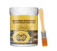Peinture Dorée Liquide Artistique 150 g | Peinture Décorative Spéciale Utilisable Pour Murs, Bijoux, Meubles, Tableaux, Artisanat, Arts, Écriture, Pierres Tombales Et