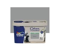 Dulux Valentine Crème de Couleur - Peinture multi-supports intérieure - Satin Titanium 2,5 L