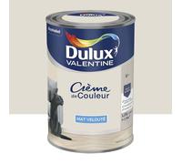 Dulux Valentine Crème de Couleur - Peinture multi-supports intérieure - Mat Lin Clair 1,25 L