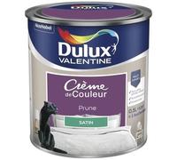 Peinture - DULUX VALENTINE - Crème De Couleur Prune - Satiné - Glycérophtalique - Monocouche