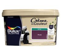 Peinture DULUX VALENTINE "Crème de Couleur" Satin 2,5L